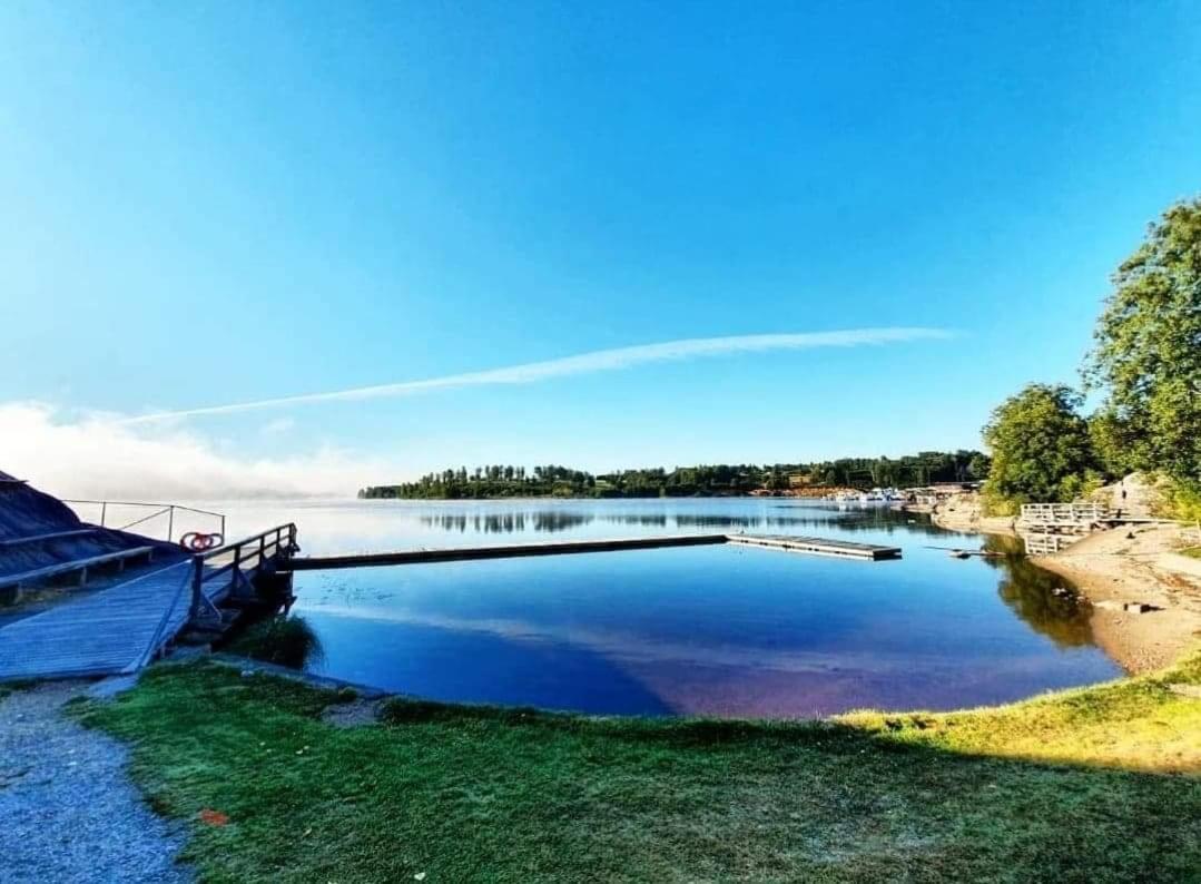 Mysig timmerstuga med braskamin nära Hovfjället Torsby Exteriör bild